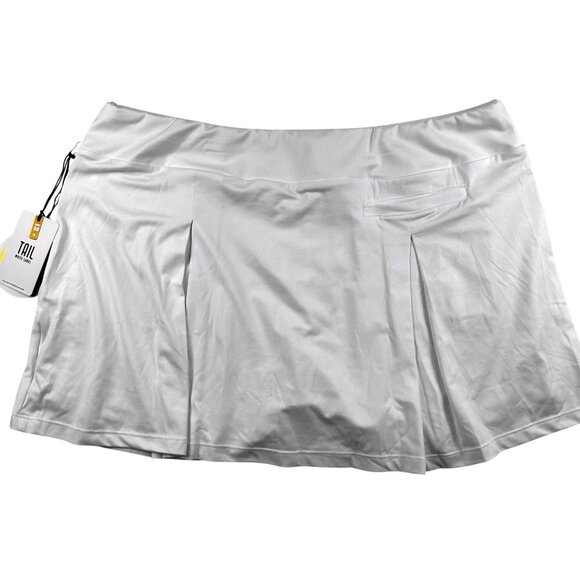 Tail White Label XL Womens White Golf Skort With UPF 50+ Sun Protection - Picture 4 of 12